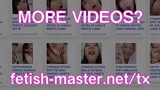 Japanese Asian Tongue Spit Complexion Nose The fate of Sucking Kissing Handjob Fetish - More at fetish-master&period;net